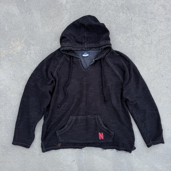 Marvel Iron Fist Dragon Hoodie Mens M Black Y2K Grunge Gothic NETFLIX EXCLUSIVE - Picture 2 of 13